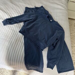 Lululemon Softstreme set Blue twill color XS (4 bottom, 2 top)